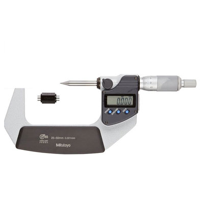 Panme đo ngoài điện tử đầu nhọn Mitutoyo 342-262-30 (25-50mm/ 0.001mm)